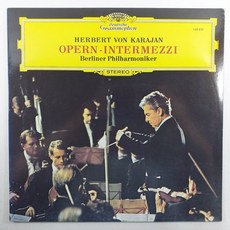 KARAJAN 카라얀 오페라 간주곡/ 베를린필/ 자켓NM/ 음반좋음NM/ LP 초음파세척