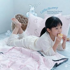 [국내생산] 리틀버니 듀라론 냉감 여름이불 (끈적끈적한 밤 나만 상쾌해), 옐로우_냉감이불단품