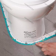 桃園出貨 條衛生間馬桶貼 桌角墻角美化貼 馬桶防水貼條 廚房美縫貼 防水防油貼 防黴美縫貼 美縫貼 密封條 防水條, 1個, 經典白色【3.8cm寬】,1.5米【適合馬桶】