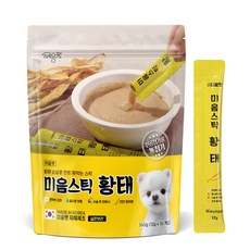 미음펫 강아지 미음스틱 짜먹는 황태 츄르 12gx30개 노견 황태순살 360g 1개, 12g, 30개