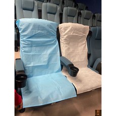 고속버스 시트 커버 덮개 비행기 부직포 좌석 위생 1. 블루 10개 1개 블루 10개, 화이트 2개 × 화이트 2개 × 1개