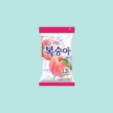 복숭아 캔디, 153g, 1개