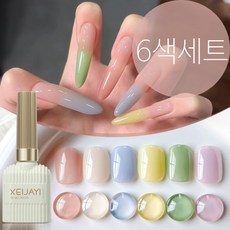 더로만 파스텔 시럽 젤 네일 폴리쉬, 1개, 60g, 혼합