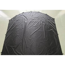 돔형 캠핑 텐트 로티캠프 나들이 피크닉 쉘터형 경량 컴팩트 야외 대형 돔쉘터 차박 메쉬, 기본 사용 인원, 블랙 실버 코팅 측면 지퍼 없는 캐노피