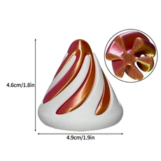 3D 프린팅 장난감 나선형 콘 장난감 2025 트렌디 장난감 피라미드 키즈 헬릭스 불가능한 피라미드 패스스루