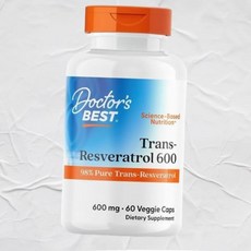 레스베라트롤 600mg 미주 내수용 닥터스베스트, 60, 1개