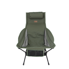 멜핑 아웃도어 빅사이즈 경량 접이식 캠핑 릴렉스 체어 특대, 1개, 카키