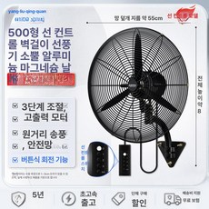 벽걸이 대형선풍기 산업용 공업용 업소용 저소음, FS-50 E, 기본 색상