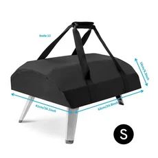 210D 피자 오븐 커버 호환 Ooni koda 12 야외 선 스크린 방진 그릴 케이스 바베큐 액세서리