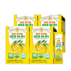 굿헬씨 퓨어 유기농 레몬즙 100 NFC 스페인산 유기농 레몬즙 레몬수 원액 스틱, 280g, 1개