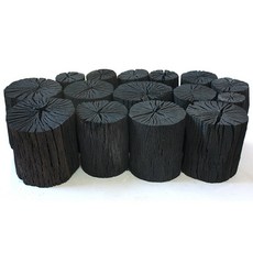 공기정화용숯 새집증후군 냄새제거 국내산 참숯 원형흑탄 7kg 높이12cm 탈취/자연가습, 1박스