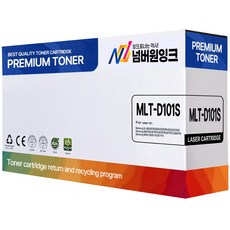 삼성 MLT-D101S ML-2160 ML-2162 ML-2164 ML-2165 ML-2168 SCX-3400 SCX-3405 SCX-3405F SF-760P 재생토너, 1개