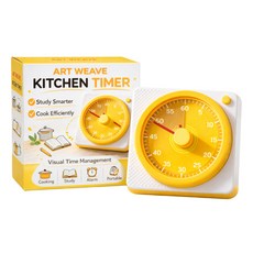 아트위브 스퀘어 마그네틱 멀티 타이머, 1개, 옐로우