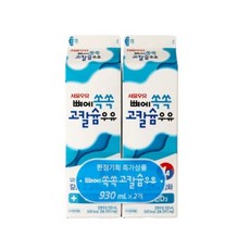 서울우유 뼈에 쏙쏙 고칼슘 우유, 930ml, 6개
