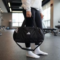 아디다스 TRDB 티로 더플백 스몰 스포츠 트레이닝 헬스가방 보스턴백 팀백 크로스백, 1개, 블랙