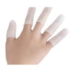 손가락 발가락 보호 실리콘 골무 사무용 바느질 골프밴드, M