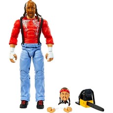 [5] Mattel WWE 체인톱 찰리 엘리트 컬렉션 액션 피규어 액세서리 관절 및 실물 같은 디테일 15.2cm(6인치), 1개
