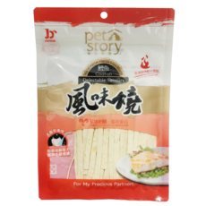 五星級寵物 寵物物語 風味燒 犬貓零食 富嚼勁 高嗜口性 四種口味 40g, 1個, 鱈魚