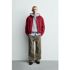 ZARA 알라마레 크롭핏 재킷 - 레드 530833