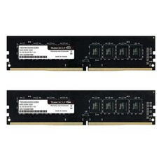 팀그룹 TEAMGROUP TED416G3200C22DC01 엘리트 DDR4 16GB 키트 2 x 8GB 3200MHz PC4-25600 CL22, 3200MHz- 16GB Kit (2x8GB)