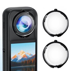 Insta360 X5 전용 광학유리 듀얼 렌즈 가드 충격방지 스크래치 예방, 1개, AC-X060