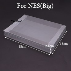 투명 게임 박스 GBC GB PET N64 NES PS2 20 플라스틱 CIB 보호대 PS5 스위치 개 SNES GBA PS3 PS4 케이스 용, 1개, For NES(Big)