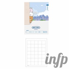 인프마켓 초등 1 2 기초학습장 글씨연습공책 국어공책 글씨노트, 여아랜덤