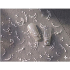 [프리미엄]엠보 네일 스티커 3D 네일 스티커 입체 네일 스티커 TENSOR, 1개, 1.웨딩