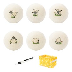 쟈니스헬리 울드라이어볼 건조기양모볼, 1개