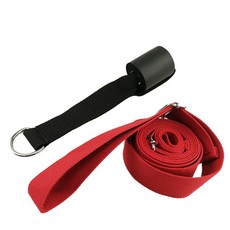 요가 도어 다리 들것 다리 스트레칭 곡예 요가 발레 체조 유연성 트레이너 프로 액세서리에 대한 슬랙 라인 벨트, Red, 1개