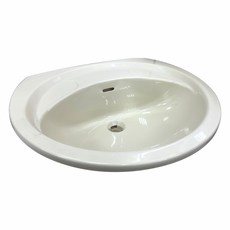 蝴蝶衛浴 塑鋼安全面盆 吊掛式 塑鋼材質 耐用易清潔, 1個, 白