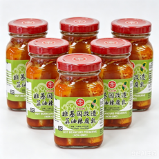 天府牌 非基因改造蒜油辣腐乳, 10oz(300g), 6個