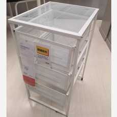 宜傢 列納特抽屜櫃 白色儲物收納櫃, 如圖