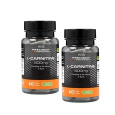 홀랜드앤바렛 프리시젼 L-카르니틴 500mg Holland & Barrett Precision L-Carnitine, 2개, 60정