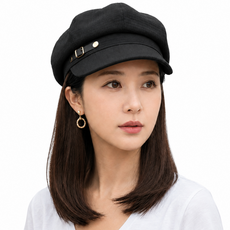 가발위드 뉴스보이 모자가발 단발 일체형 가발 스트레이트 30cm 여성 데일리 M960, 1개, 블랙+다크브라운