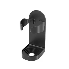 1PC 칫솔 스탠드 전기 벽걸이 형 홀더 기본 랙 주최자 Traceless 공간 절약 성인 화장실 욕실 액세서리, 02 black, black