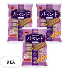 부르본 루몽드 크레페 쿠키, 9개, 88g