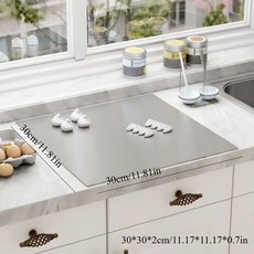스테인리스 스틸 도마 고기 채소 가정용 및 절단 직사각형 주방 다기능, 30x30x2