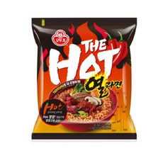 오뚜기 더핫 열라면 120g, 8개