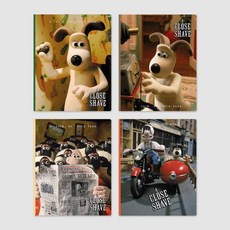 [예스24배송] 월레스와 그로밋 클리어화일 20P 4종, 옐로우