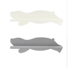 廚房水池擋水板 檯面防水神器 家用竈臺防油 洗手臺吸盤式防濺水, 【2個特惠】白熊和灰熊, 1個