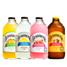 분다버그 핑크자몽 진저 망고 레몬에이드 믹스 4종세트, 4개, 375ml