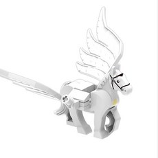 요고요 블록 동물 피규어 모음- 악어 상어 곰 킹콩 기린 말, 페가수스, 1개