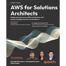 (영문도서)AWS for Solutions Architects - Third Edition: Design and scale secure AWS archit... Paperback, Packt Publishing, English, 9781836641933