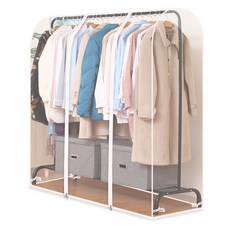 렉시브 스탠딩 행거커버 먼지방지 옷 커버 다양한사이즈 투명커버, 1개, 1개입