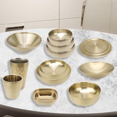 친환경 소재 대접 면기 빙수볼 티타늄 그릇 주방용품, 02. 이중국대접(EK-75520-1)