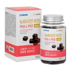포켄스 강아지 뉴트리션 트릿 미니 영양제, 180정, 피부/피모, 1개
