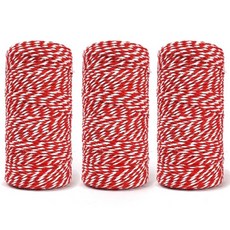 방구석상인 트와인끈 360m 선물포장끈 대용량, 레드