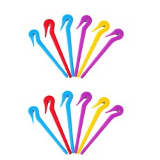 SKW 育兒用品橡皮筋刀套組 12 件（顏色隨機）, 12件, 混色