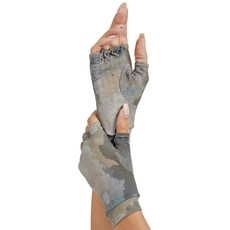 PIQIDIG 남성용 SPF 핑거리스 장갑 자외선 차단 유니 드라이빙 UPF 50 실리콘, Army Green Camo, Small, 1개